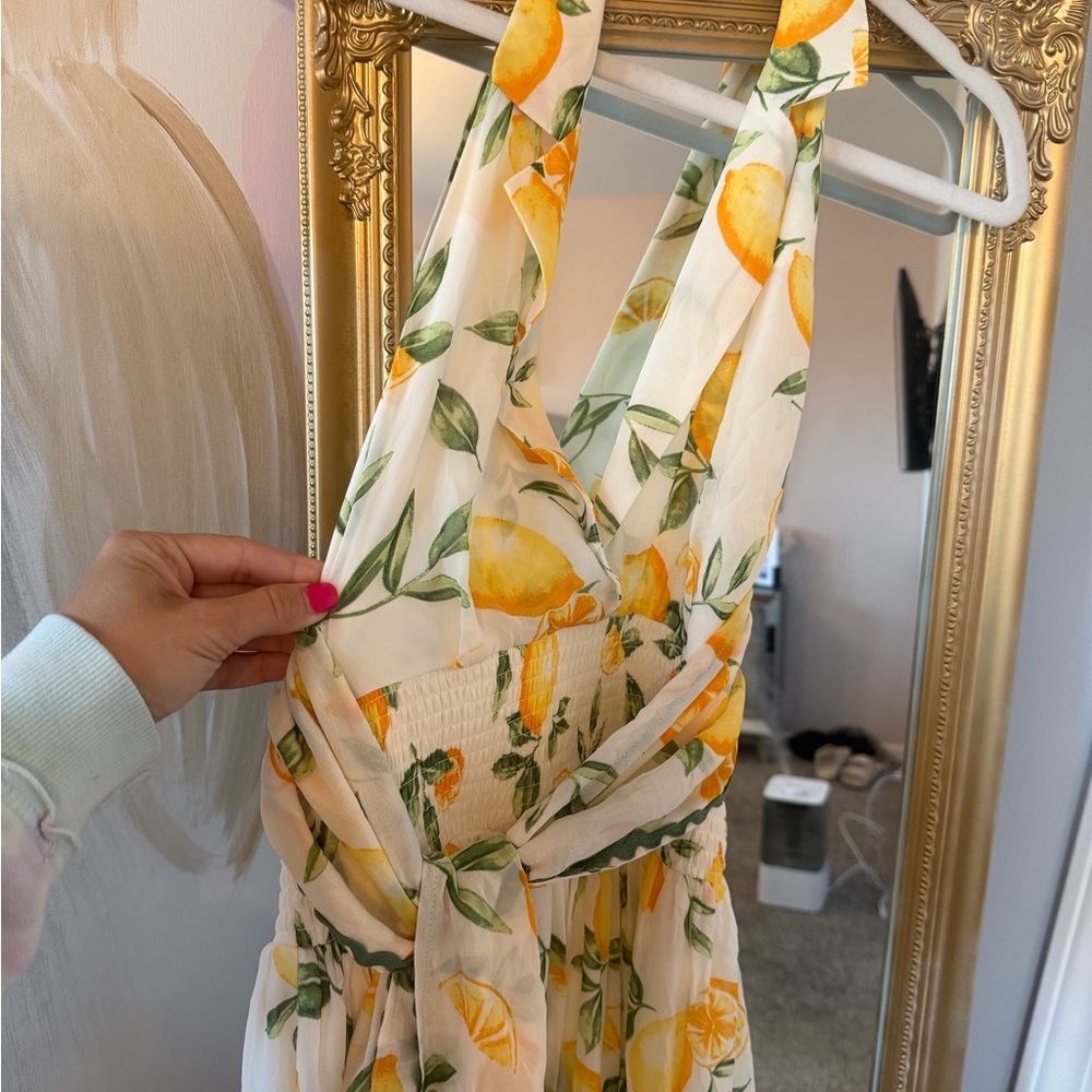 Fashion Nova Lemon Cello Maxi Dress - Picture 5 of 6
